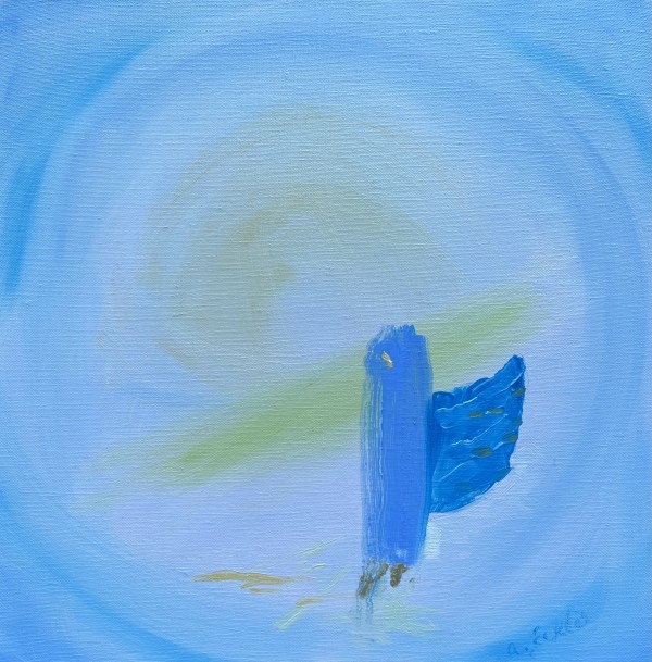 Bluebird of happiness by Alice Eckles