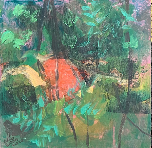 Forest sunset by Alice Eckles