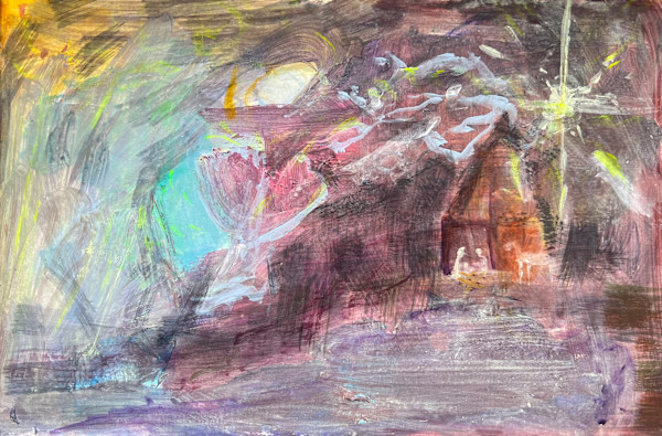 Little Christmas Eve painting by Alice Eckles