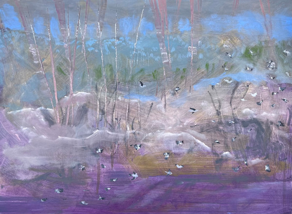 Snow Buntings by Alice Eckles, Image 1.