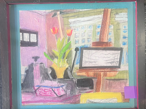 Studio corner by Alice Eckles