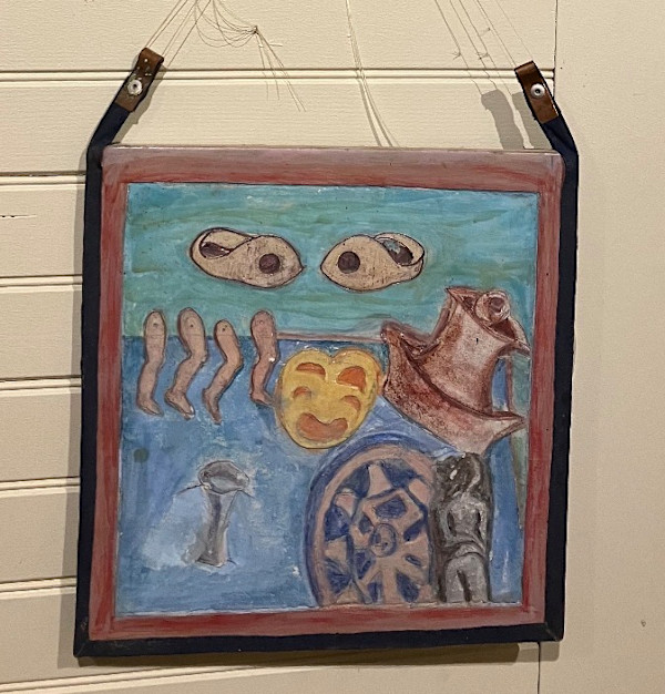 Ceramic elements and relief by Alice Eckles