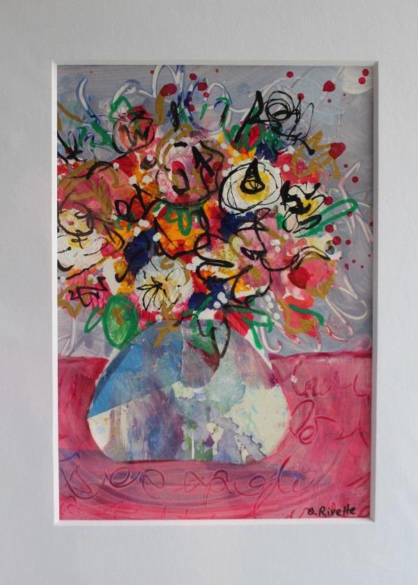 Flower vase # 11 by Bernadette Rivette