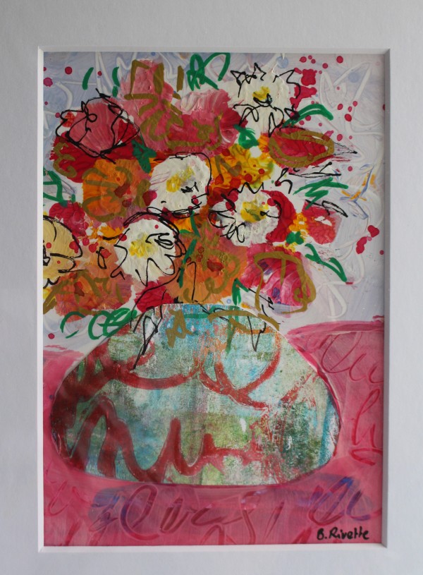 Flower vase # 12 by Bernadette Rivette