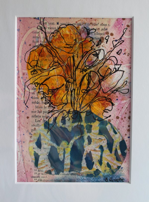 Flower vase # 13 by Bernadette Rivette