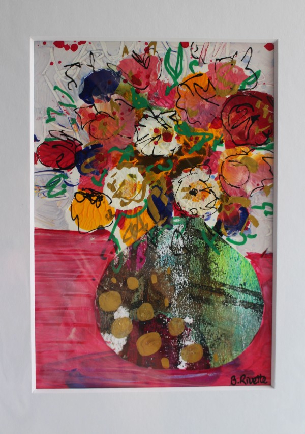 Flower vase # 14 by Bernadette Rivette