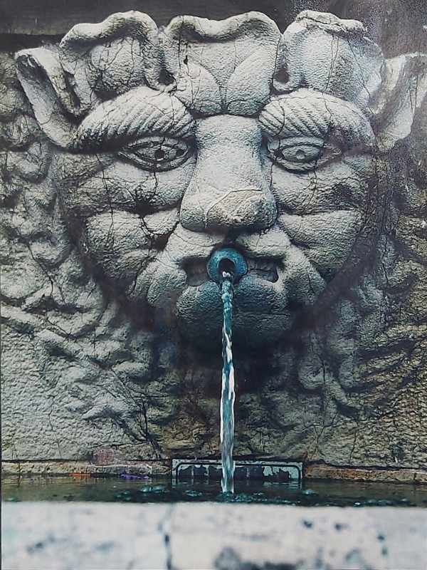Gargoyle Fountain Photograph