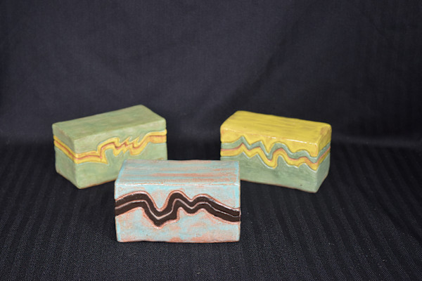 Treasured Trinket Trunks (pair) by Kristine Souder