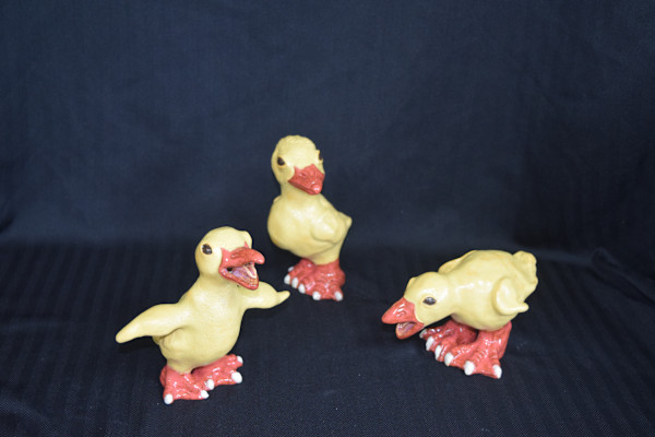 Inquisitive Goslings by Kristine Souder
