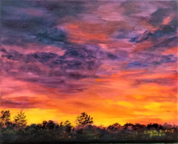 Iowa Sunset by Carol Janosik