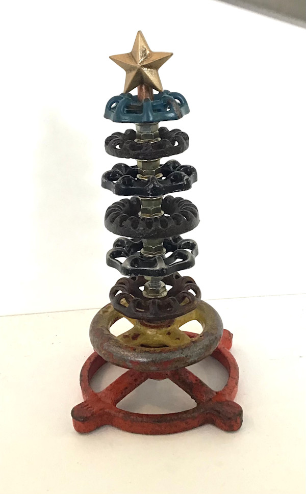 Metal Christmas Tree #3 by Rick Huff