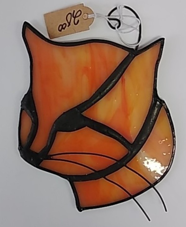 orange cat face by Craig Wills