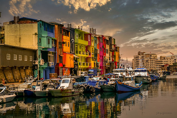 Keelung Harbor by Jerry Granaman