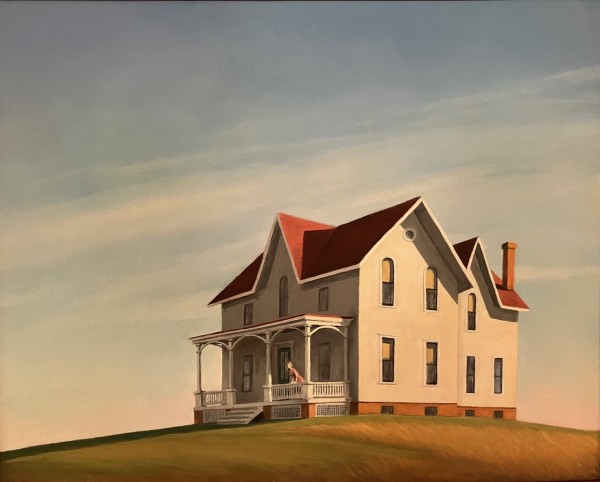 Red Roof on Jordan Grove Rd. by Robert Miklo, Image 1.