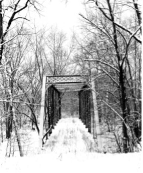 Bridge in Snow | McDonough Co., IL by Tim Schroll
