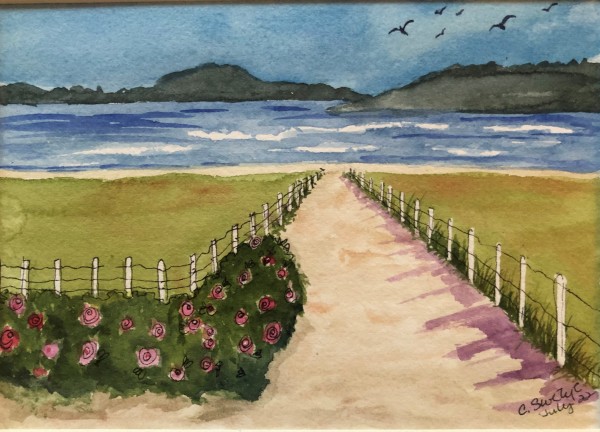 Sea Fence by Christine White Swetye
