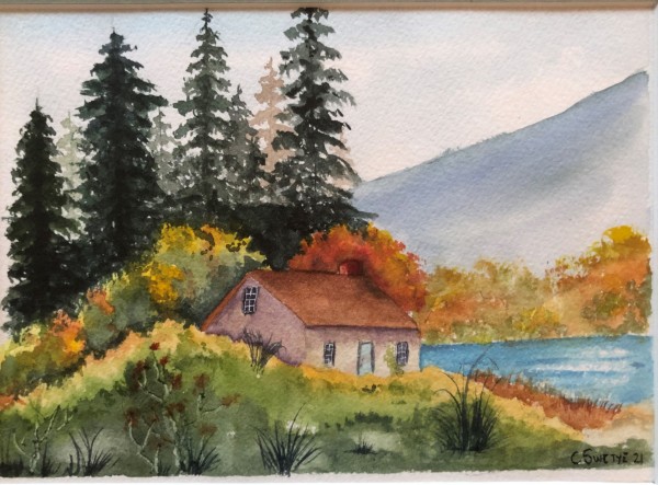 Cottage by the Lake by Christine White Swetye