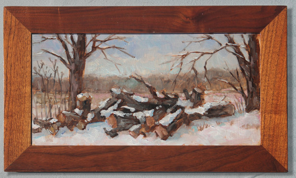 Plein air Painting framed by Carlene Dingman Atwater