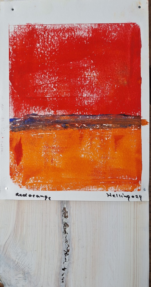 Orange Red number1 by Steve Helling