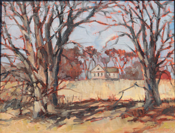 Denning House (plein air) by Carlene Dingman Atwater