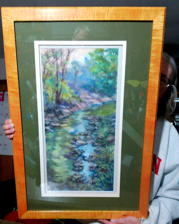 Lacey Keosauqua Stream by Carlene Dingman Atwater