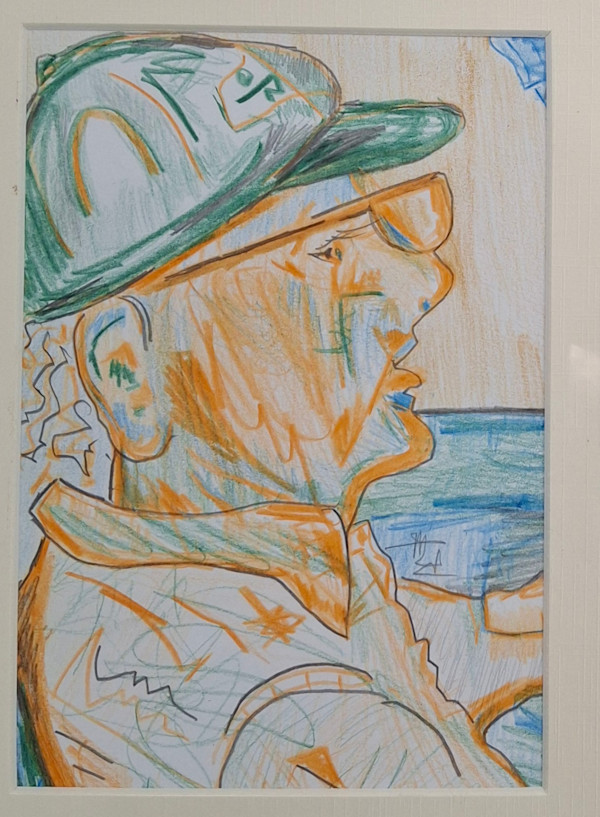 PJ Hogan Portrait as the Driver by Brian Riggs, Image 1.