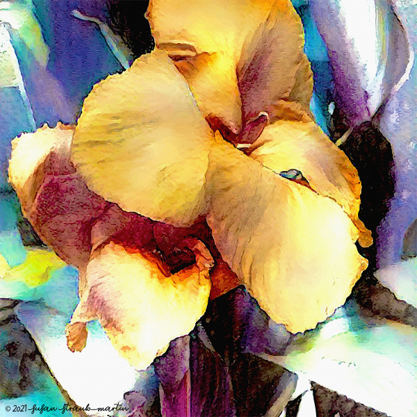 Yellow and Purple by Susan Straub-Martin