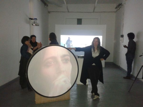 opening  of Return/Partake at 'alpha nova & galerie futura' Berlin