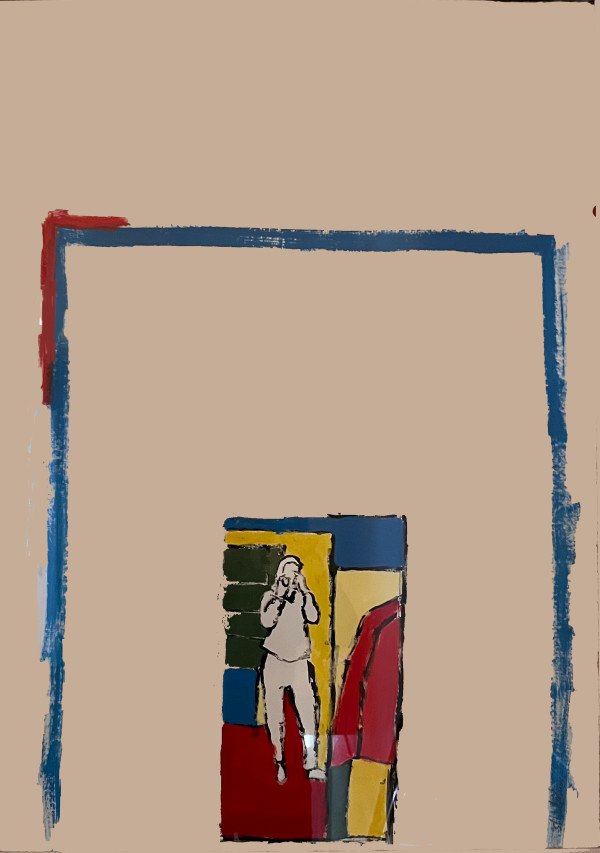 untitled (sketch for it‘s just a mirror) by Shlomit Lehavi