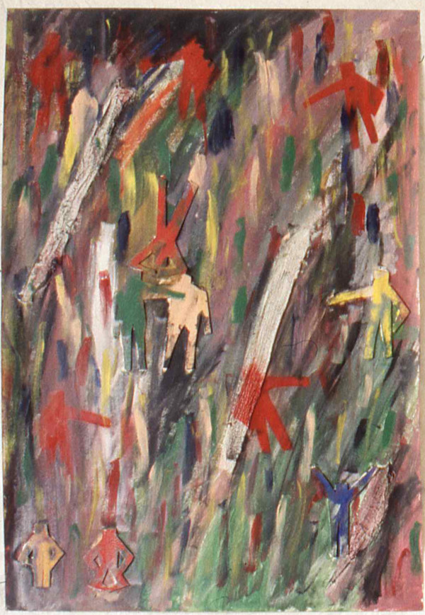 untitled (composition 1/3) by Shlomit Lehavi