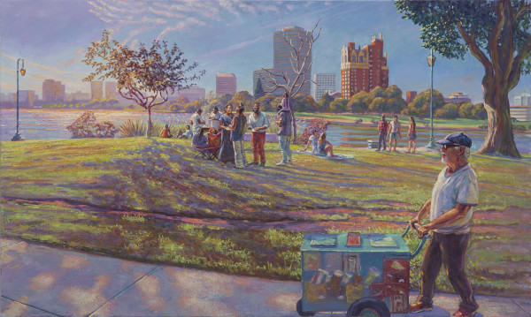 Late Afternoon on Lake Merritt, Oakland by Anthony Holdsworth