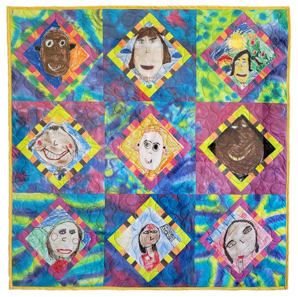 3rd Grade Faces 3 x 3 by Ellen Oppenheimer