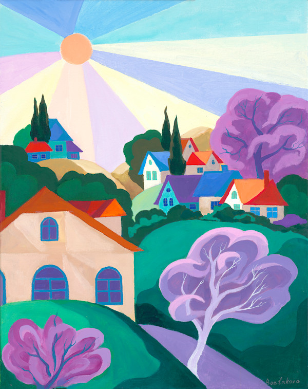 Sunny Day in Castro Valley by Ekaterina Bazlakova