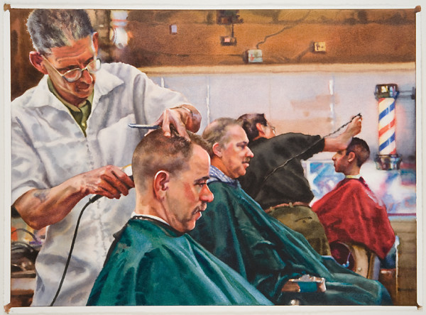 Village Barber Shop by Karen Frey