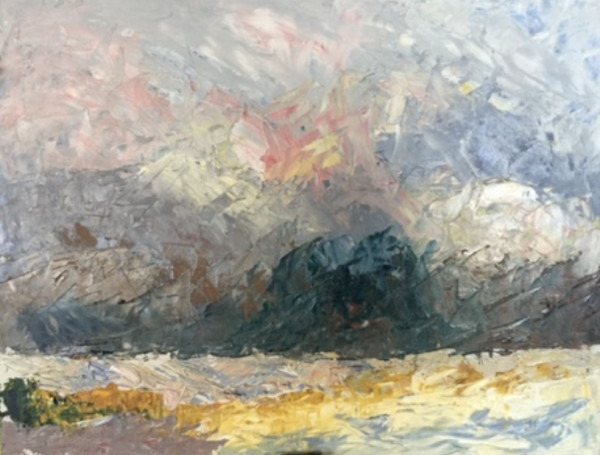 Snowing the Meadows - SOLD by Susan Barocas