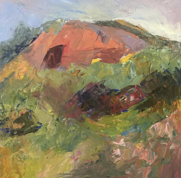 Cliffs Aglow by Susan Barocas