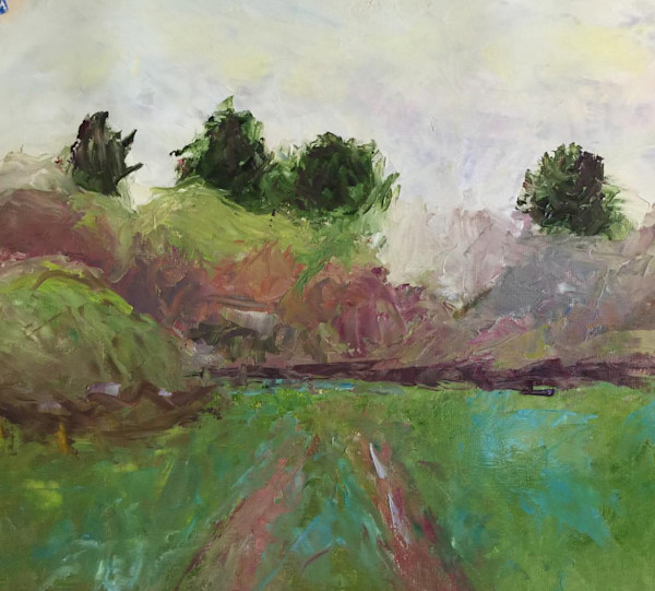 Verdant Field - $425 by Susan Barocas