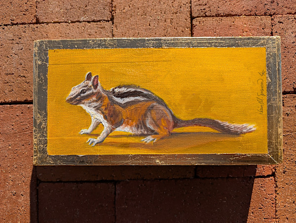 Solid Gold (chipmunk) by Karine Swenson