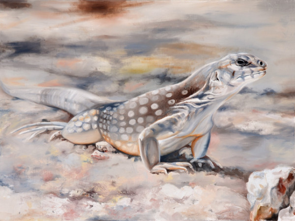 Over-sized (desert iguana) by Karine Swenson