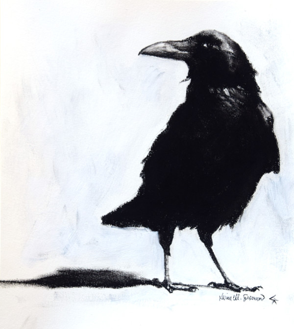 Turned Raven by Karine Swenson