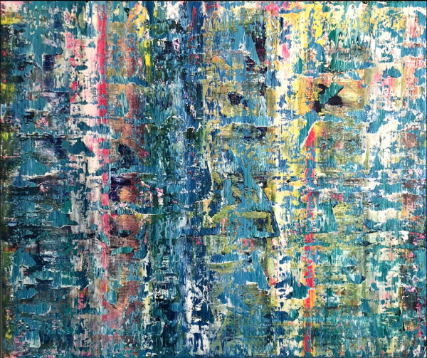 Abstract Oil Painting #102 by Spencer Rogers