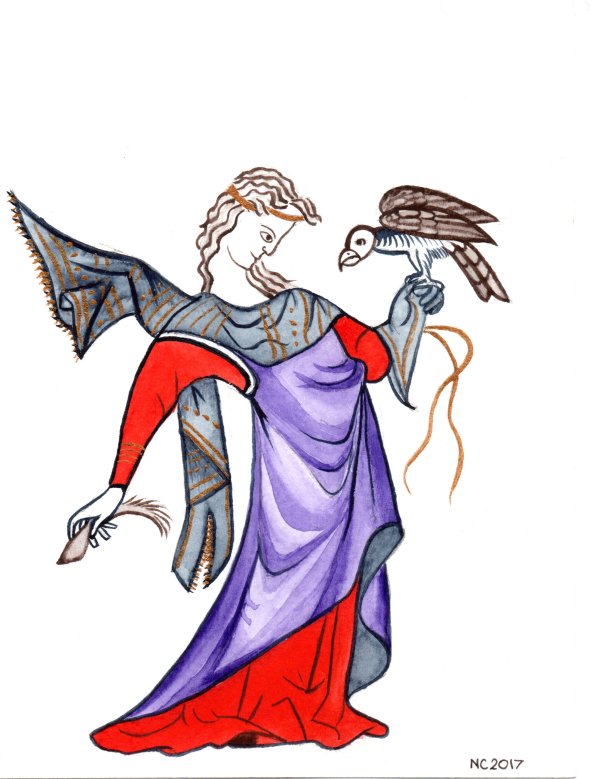 Dame au Faucon (Woman with Falcon)