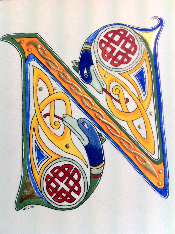Initiale "N" celte (Celtic "N" initial)
