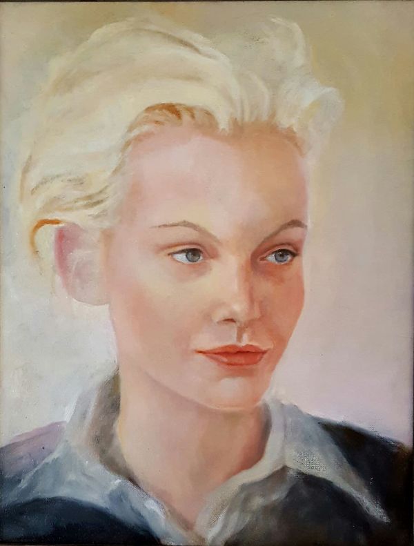 Young Woman with Blond Hair
