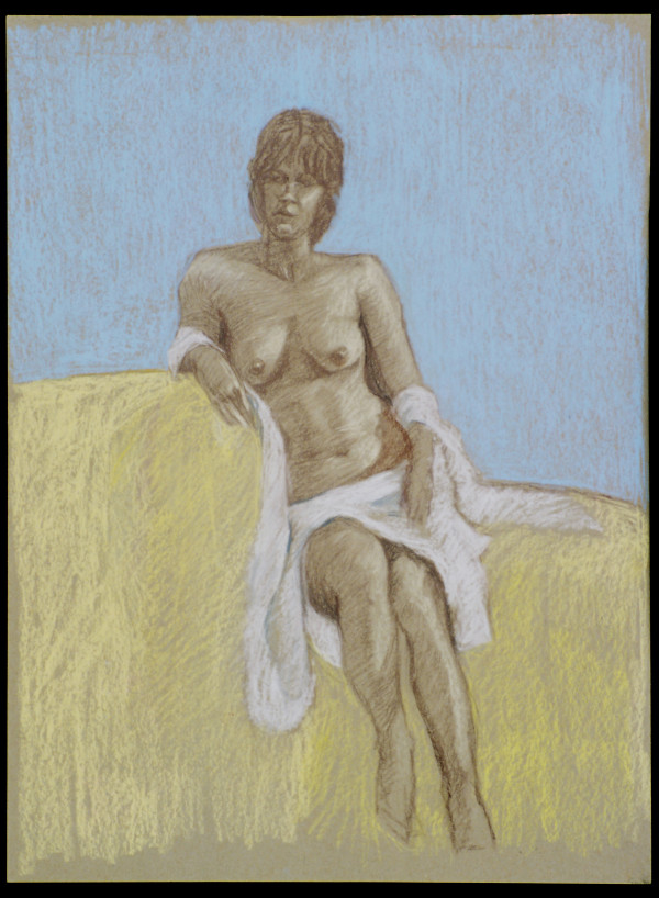 Female Nude Figure Drawing, No. 16 by Lori Markman