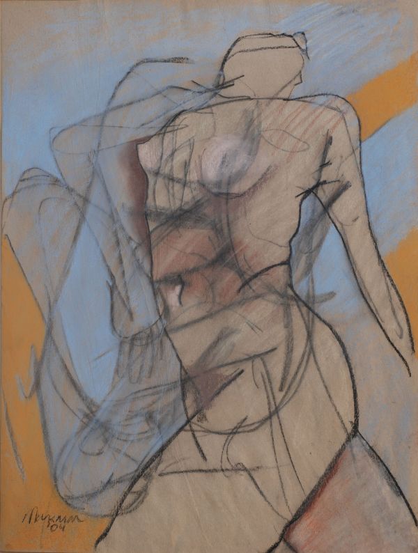 Female Nude Figure Drawing, No. 30