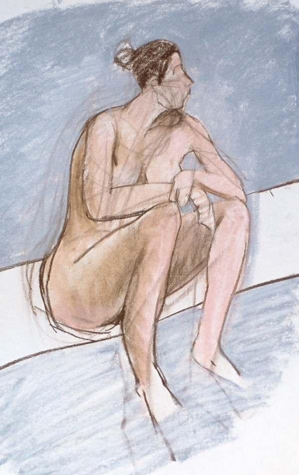 Female Nude Figure Drawing, No. 45 by Lori Markman