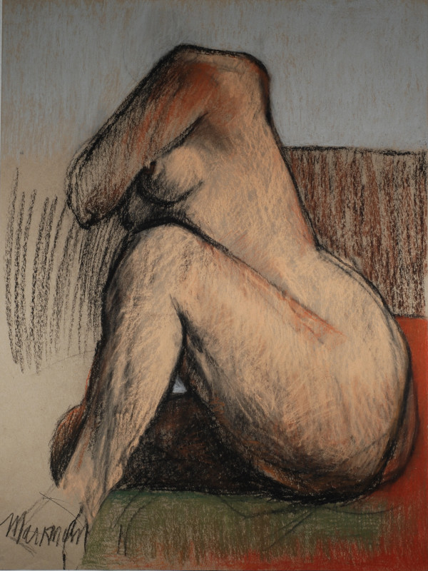 Female Nude Figure Drawing, No. 53 by Lori Markman