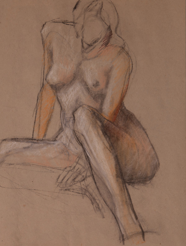 Female Nude Figure Drawing, No. 67 by Lori Markman