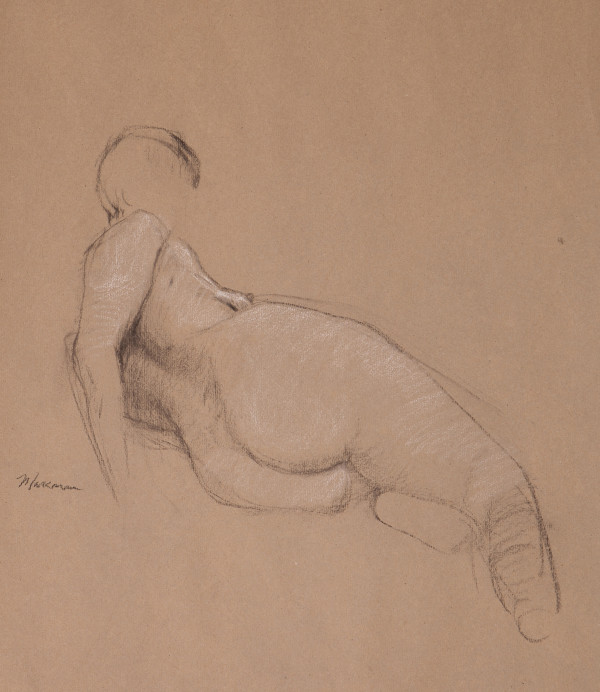 Female Nude Figure Drawing, No. 71 by Lori Markman